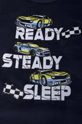 Racing Car Long Sleeve Pyjamas Navy (1)