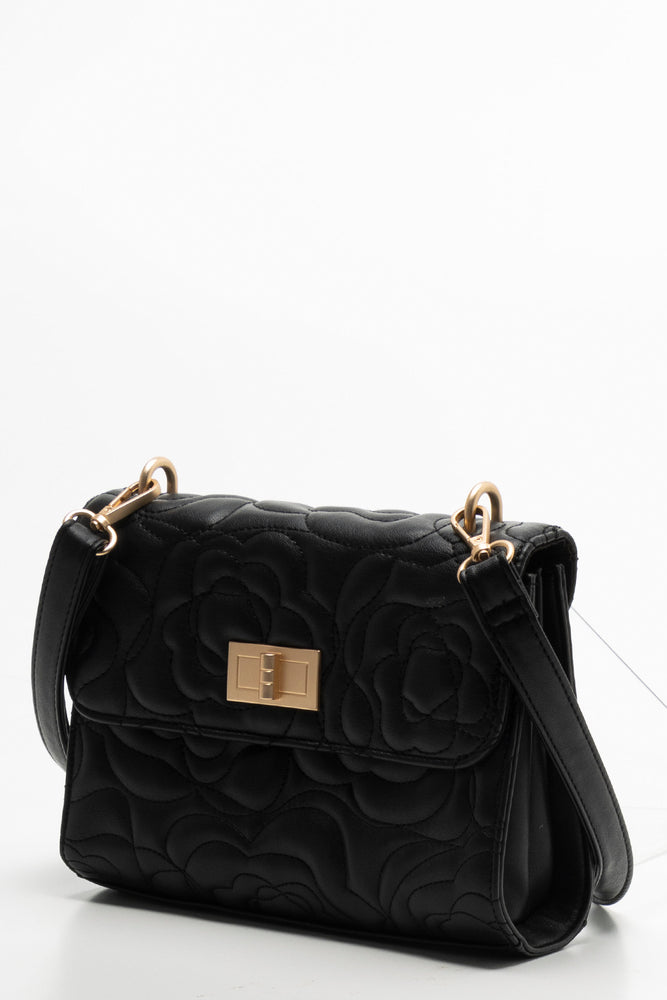 Quilted Clutch Bag Black