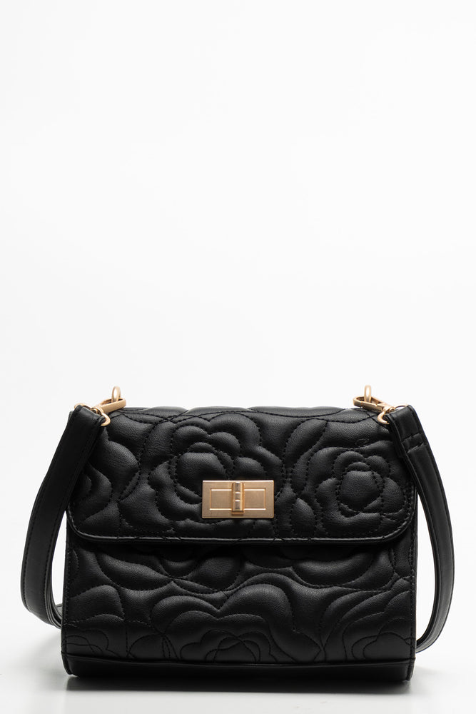 Quilted Clutch Bag Black