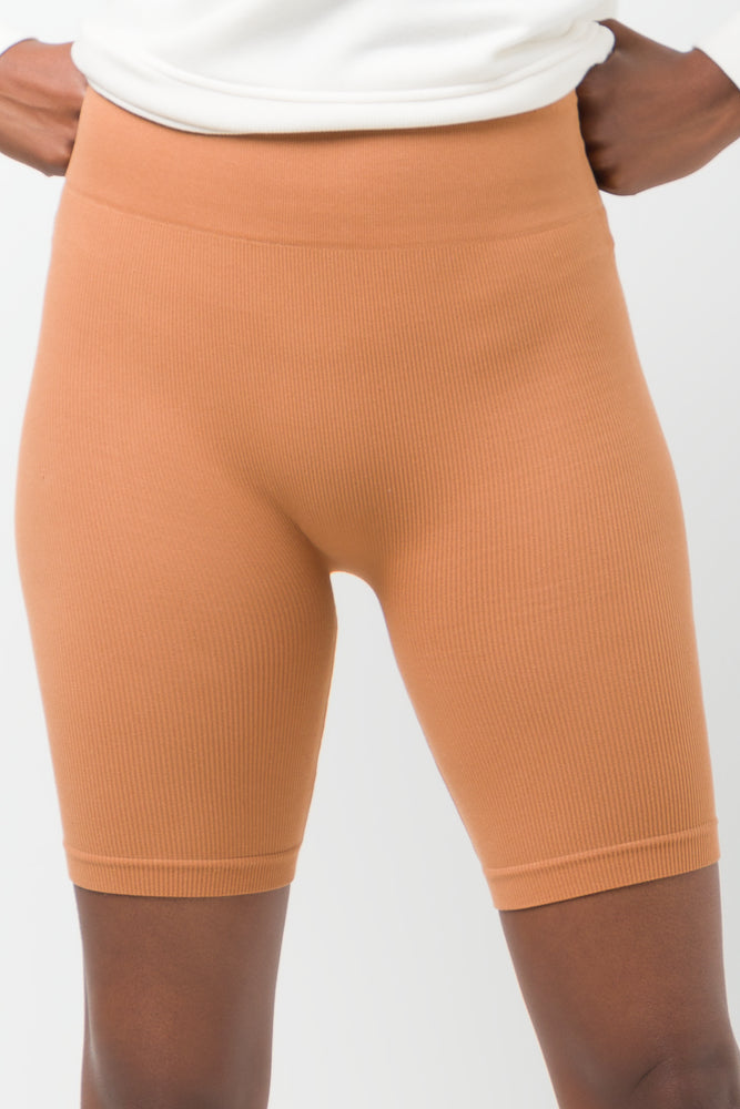 Seamless Cycle Shorts Natural