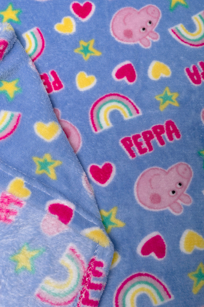 Peppa Pig Throw Blue (1)