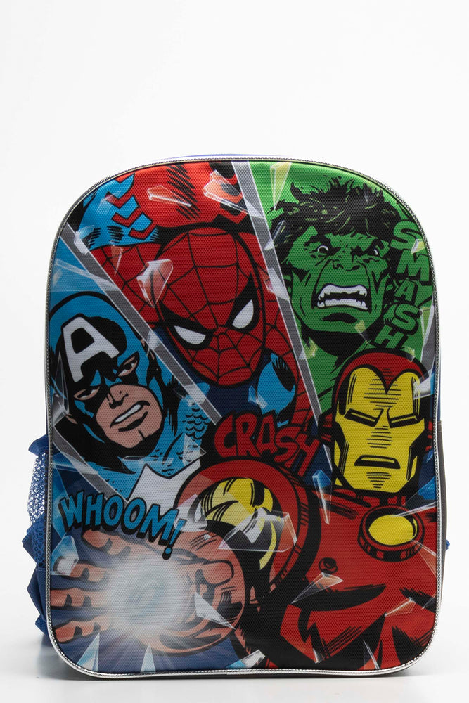 Marvel Flashing Light Backpack Navy