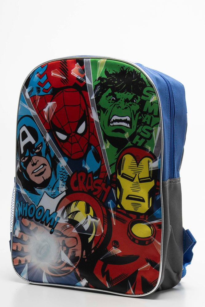 Marvel Flashing Light Backpack Navy