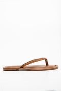 Weave Thong Sandal Brown (1)