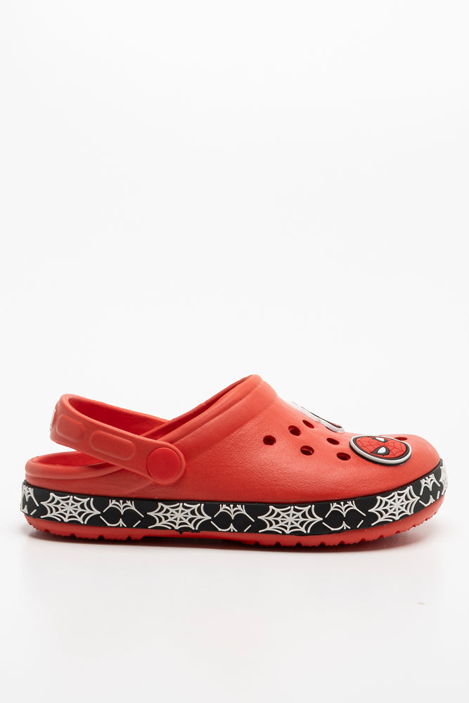 Spider-Man Clog Red