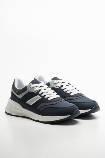 Retro Trainer Navy