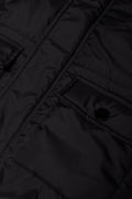 Hooded Puffer Parka Jacket Black (2)