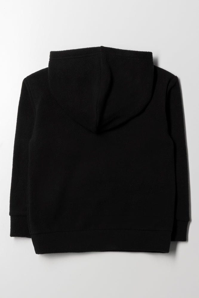 Hooded Tracktop Black (2)