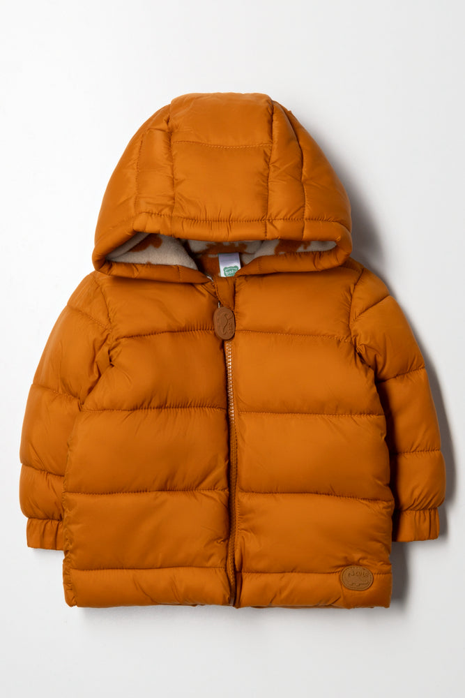 Puffer Jacket Burnt Orange