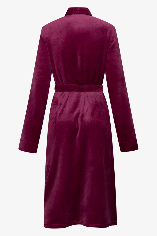 Shawl Collar Gown Purple