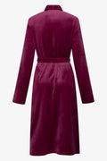 Shawl Collar Gown Purple (1)