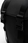 Fold Over Back Pack Black (3)