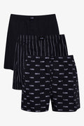 3 Pack Boxers Black