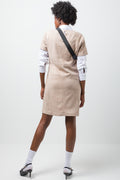 Suede Tunic Dress Natural (2)