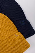 2 Pack Beanies Yellow And Navy (1)