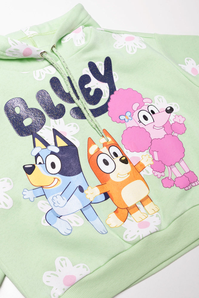 Bluey Hoodie Green