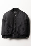 Bomber Puffer Jacket Black