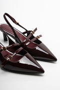 Slingback Heels Burgundy (2)