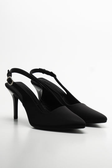 Slingback Heels Black