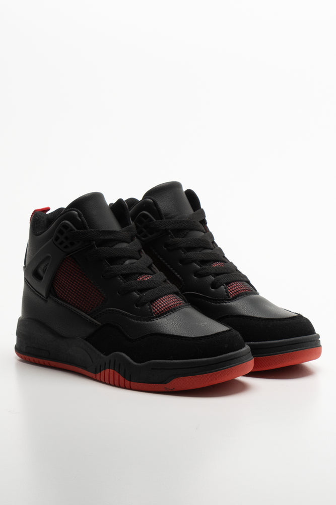 Basketball High Top Sneakers Black