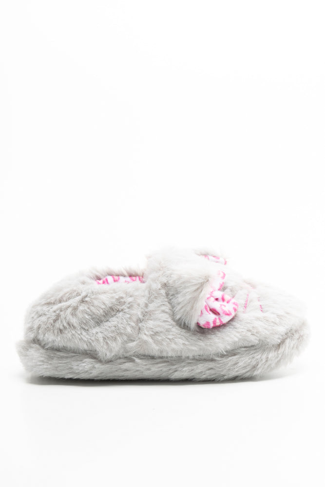 Kitty Slippers Grey