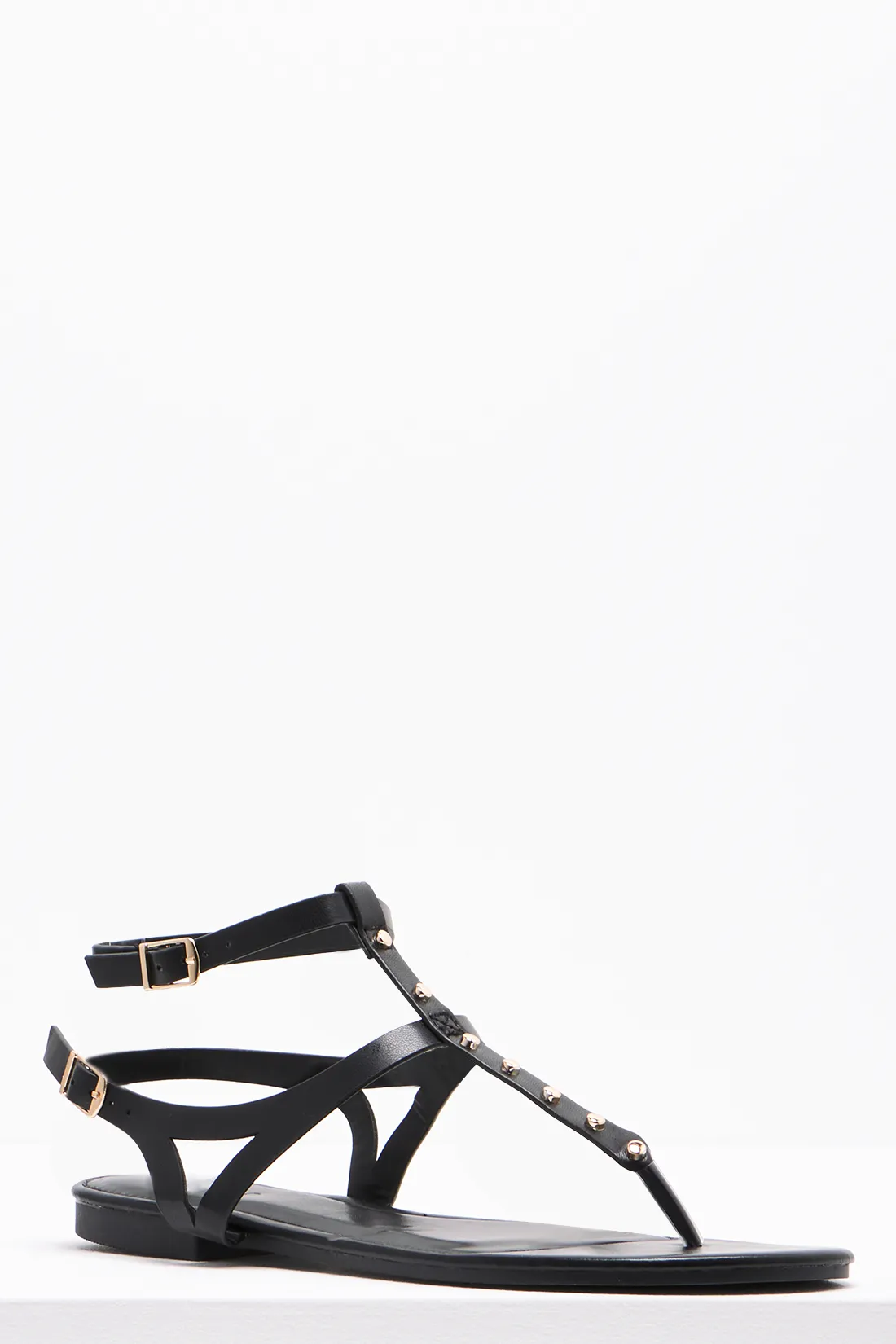 Thong gladiator sandal black - Women's Sandals | Ackermans