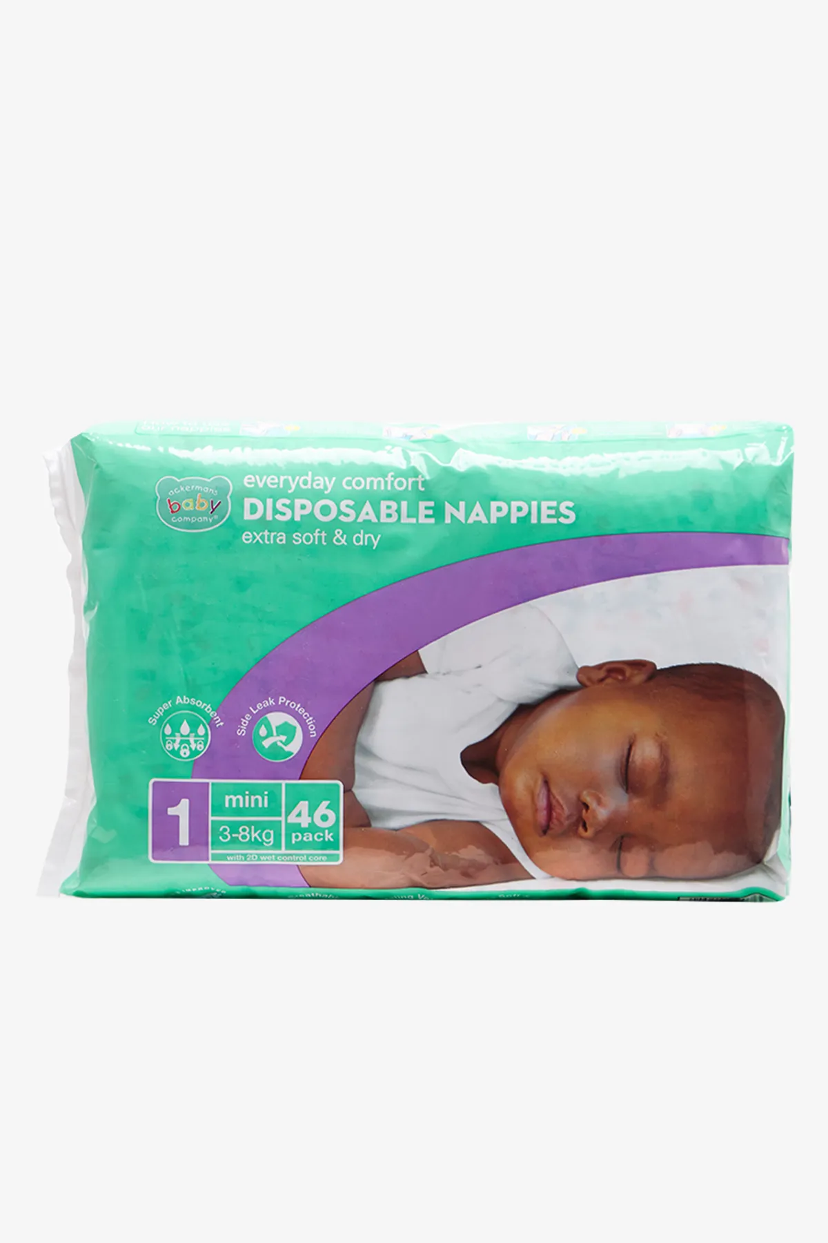 Pampers size 1 Active Baby newborn 76's - BABY ESSENTIALS Nappies