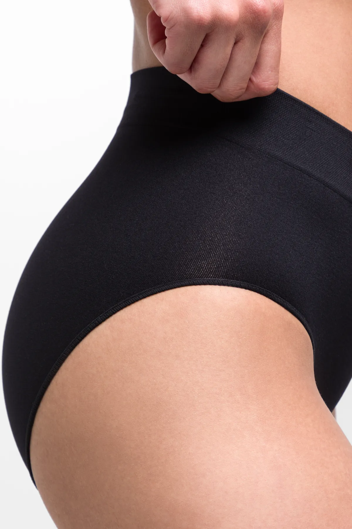 3 Pairs Women's Comfort Underwear, Striped High Cut Seamless