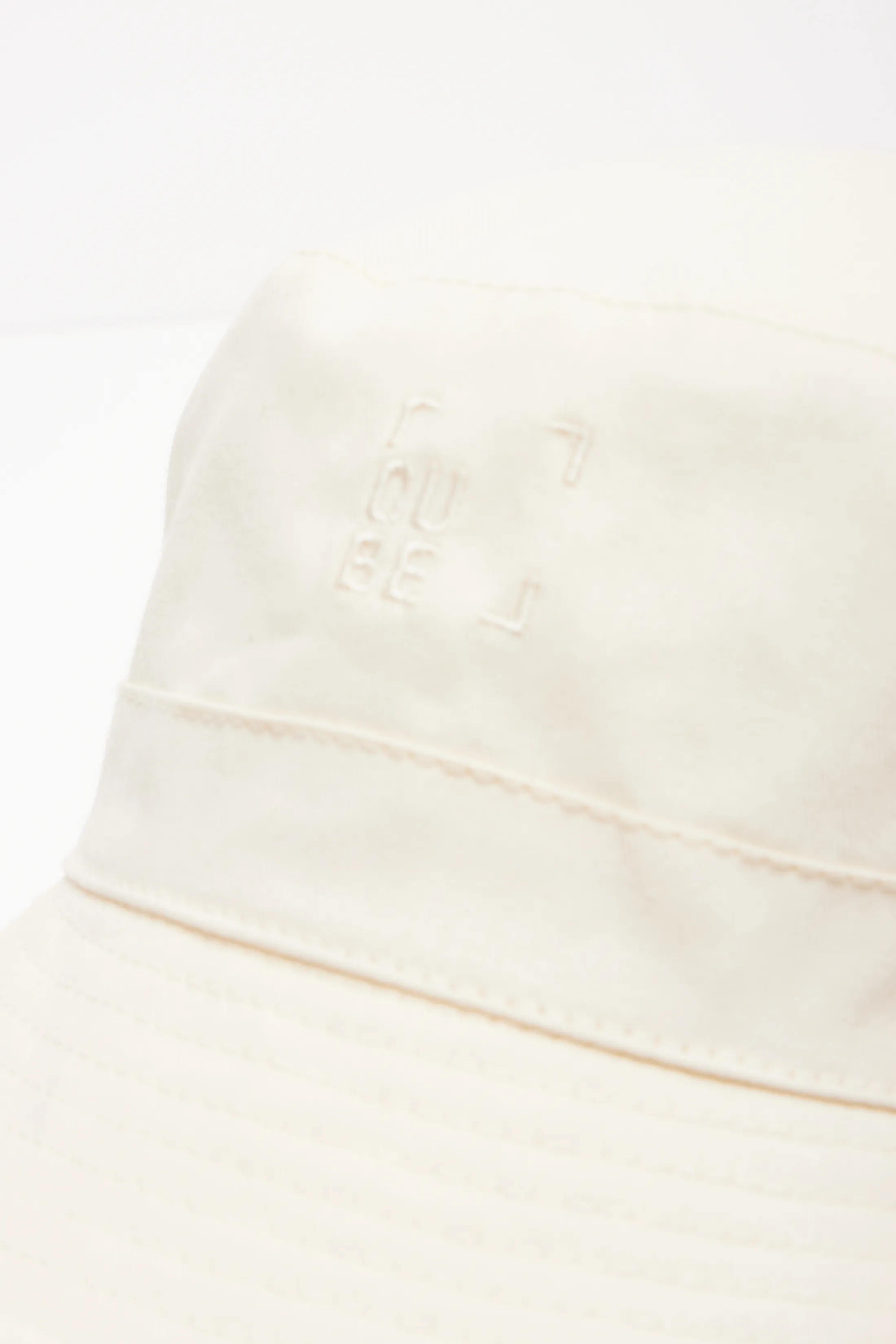 Bucket hat with string cream - TEEN BOYS Headgear