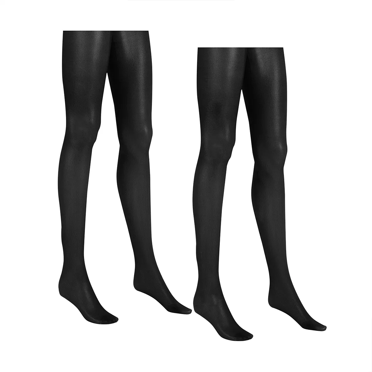 2 Pack matt pantyhose black - WOMEN's Tights